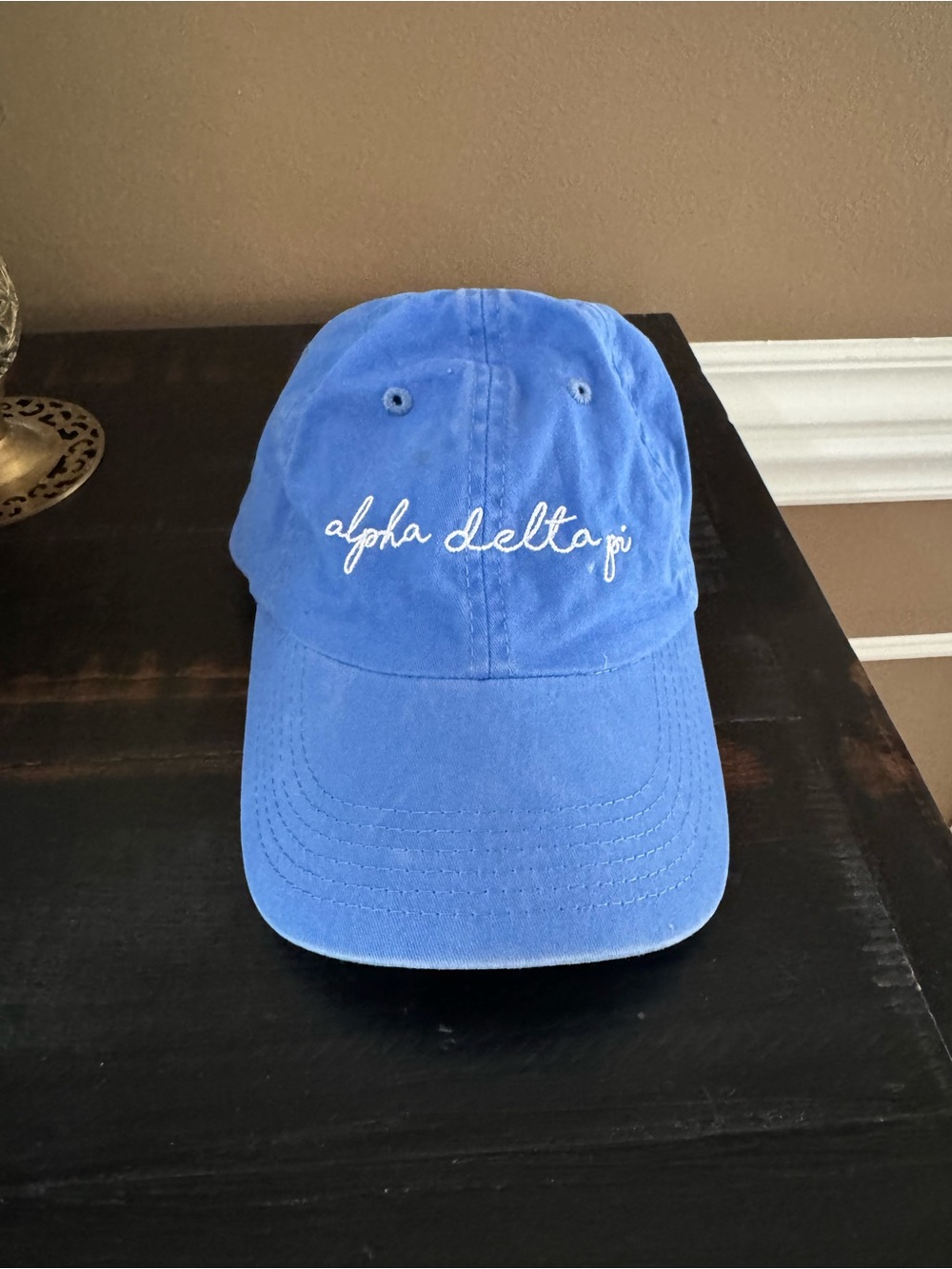Blue Embroidered Baseball Hat ADPI
